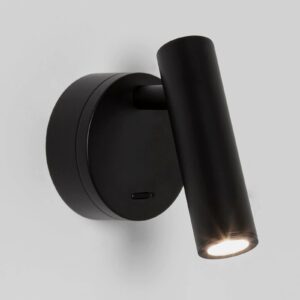 Vägglampa Enna Surface med svängbar LED-spotlight