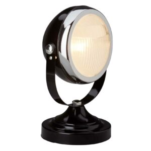 Ovanlig bordslampa RIDER, svart