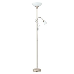 Stabil golvlampa UP2 med läslampa