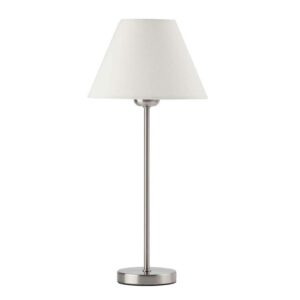 Elegant bordslampa Nidia, beige