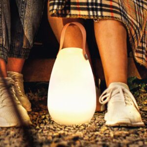 LED-bordslampa Ruby med RGB färgförändring Ø 14 cm