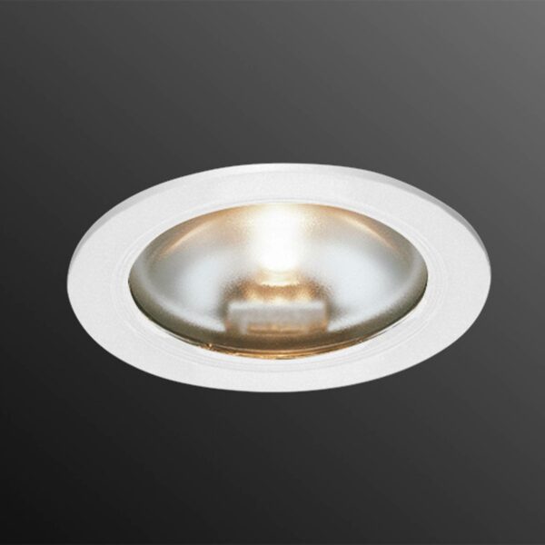 KB 12 halogen-inbyggnadslampa, vit