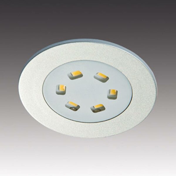 Platt LED-inbyggnadslampa R 55