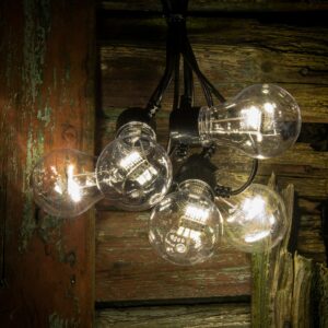 LED-ljusslinga glödtråds-look, varmvit 5 lampor