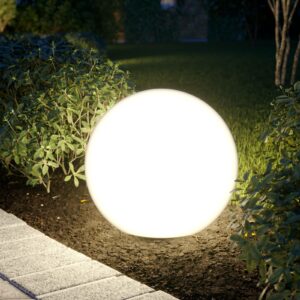 Lampa i kulform Cumulus M till trädgården Ø 45 cm
