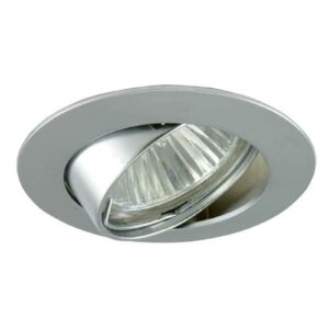 Flexibel högvoltsinbyggnadsspot MAL,matt aluminium
