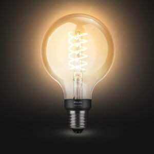 Philips Hue White 7 W E27 filamentlampa Globe G95