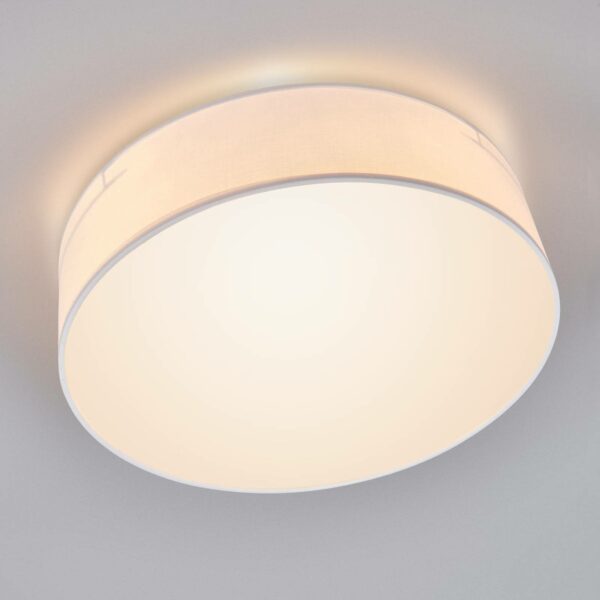 Vit textiltaklampa Ceiling Dream 40 cm
