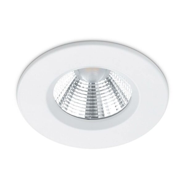 Vit LED-inbyggnadsspotlight Zagros, IP65