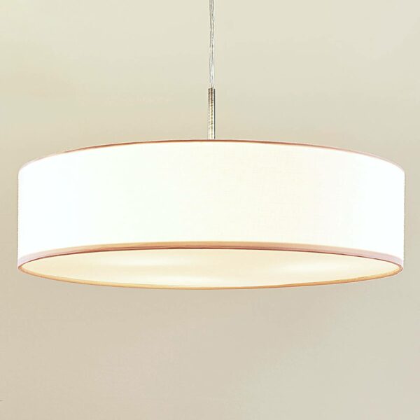 Vit LED-taklampa Sebatin av tyg