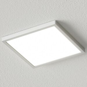 Kantig LED-taklampa Solvie, silver