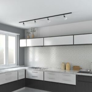 Lindby Jeanit 1-fas LED-skena, svart