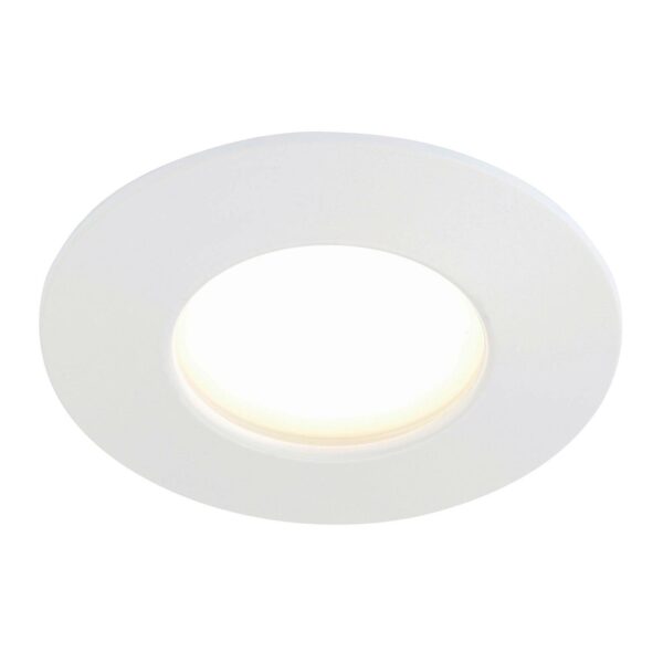 Vit LED-inbyggnadslampa Felia, IP44